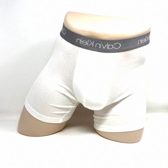 💖MEGA SALE💖Calvin Klein 3 Pack Mens NB2730907 Cotton Brief Boxer White Stretch - Picture 5 of 9